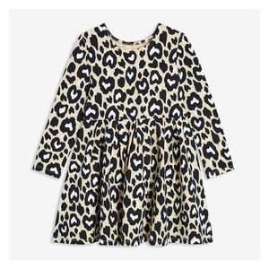Joe Fresh Leopard Girls' Print Box Pleat Dress